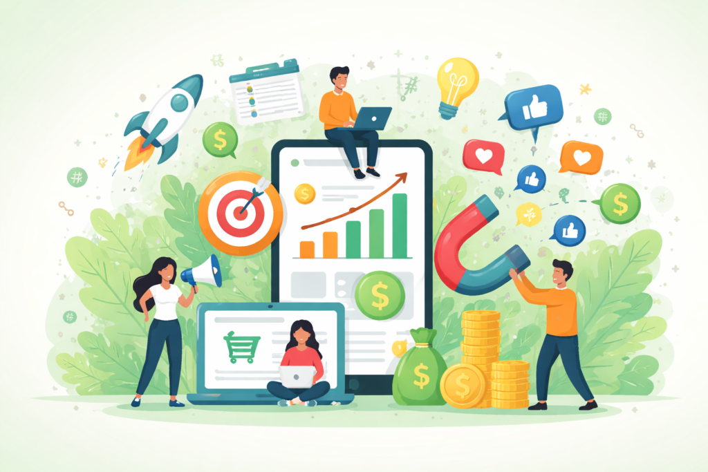 Social Media Growth Engine: Proven Marketing Strategies to Scale Your Business Online