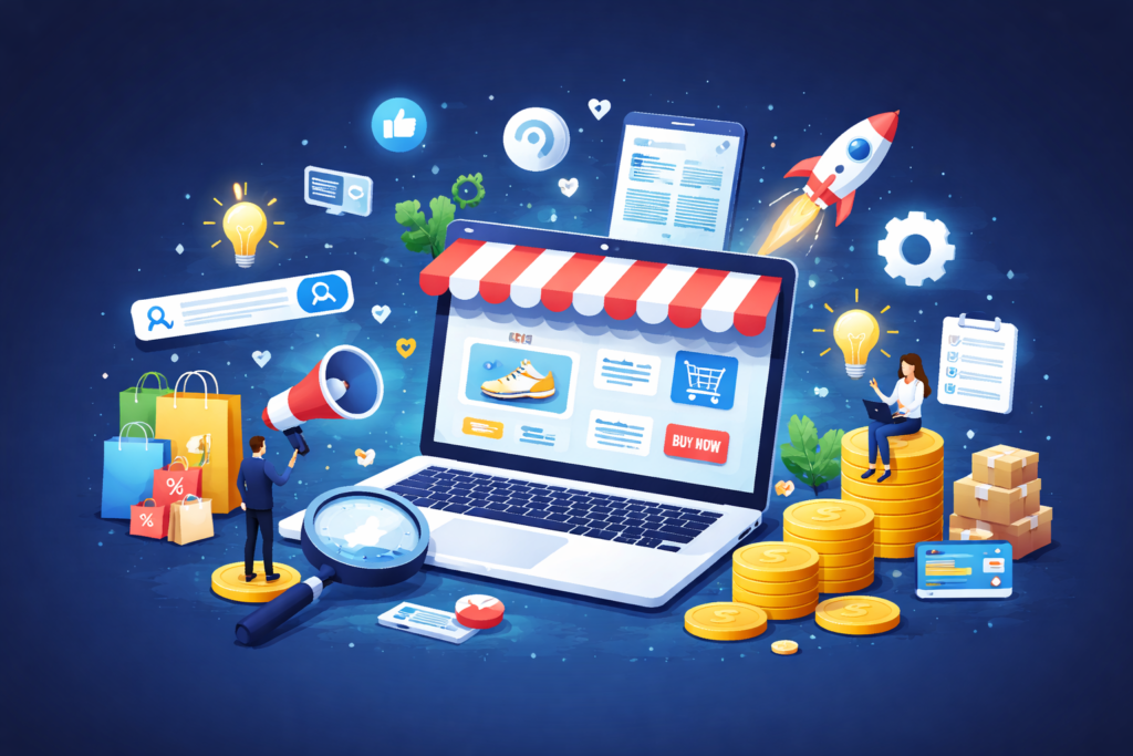 The Modern E-Commerce Playbook: SEO, UX, and Growth Tactics for Online Store Success