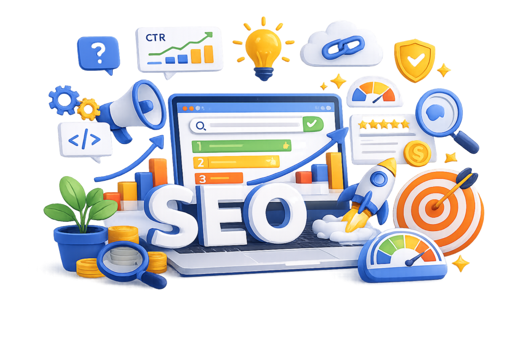 SEO: The Complete Guide to Improving Search Visibility, Driving Organic Traffic, and Building Long-Term Online Success