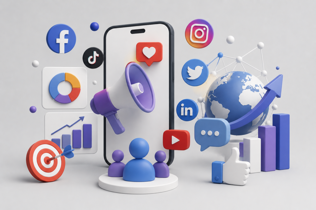 Social Media Marketing: The Complete Guide to Building Brand Authority, Driving Customer Engagement, and Accelerating Business Growth in 2026