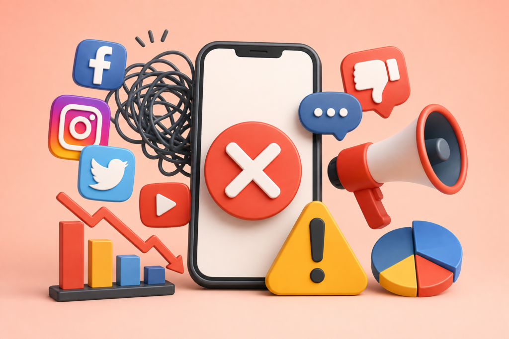 Common Social Media Mistakes Businesses Should Avoid