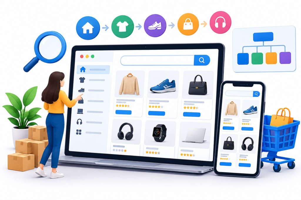 Creating an E-Commerce Website Structure That Makes Products Easy to Find