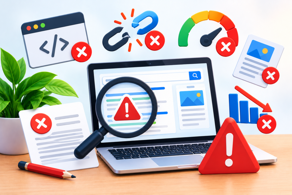 Common SEO Mistakes Businesses Should Avoid