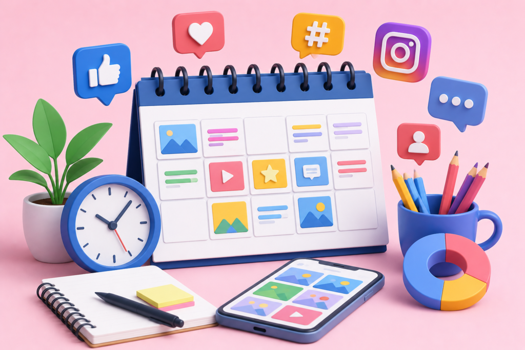 Social Media Content Planning, Calendars, and Consistent Publishing