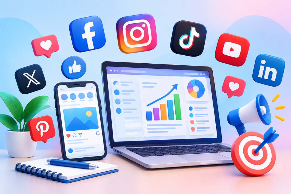 Social Media: The Complete Guide to Building, Managing, and Growing a High-Performing Social Media Strategy