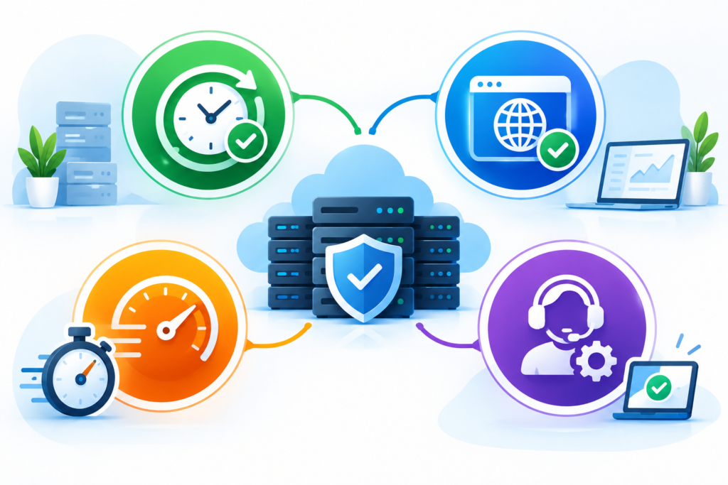 Uptime, Availability, Response Time, and Resolution Time