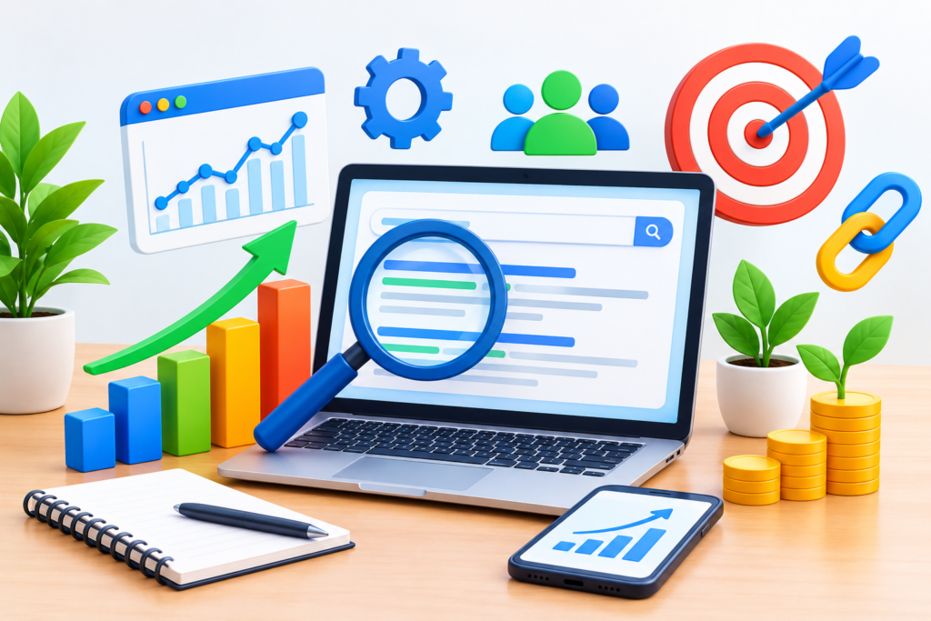 SEO: The Complete Guide to Building Sustainable Organic Visibility, Traffic, Leads, and Long-Term Growth