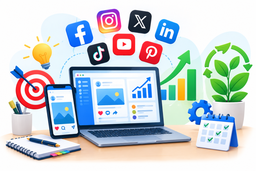 Developing a Sustainable Social Media Growth and Improvement Strategy
